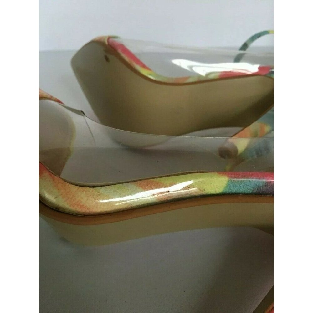 Liliana Colorful Pumps Womens Shoes Stilettos Heels Size 7 Pastels Pink Yellow - Picture 4 of 4